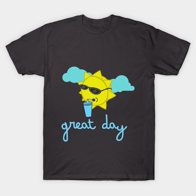 Great day Sunny T-Shirt by Art-Julia